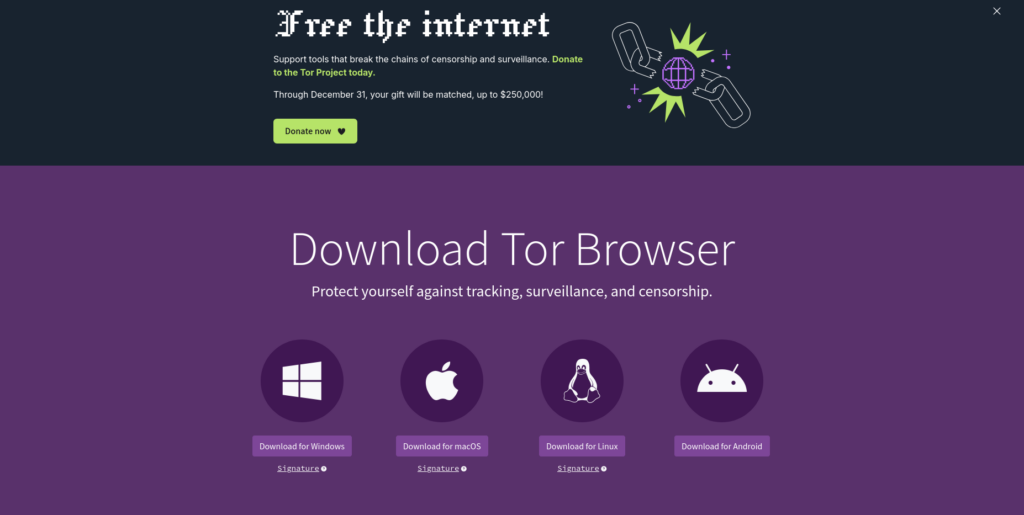 tor project download