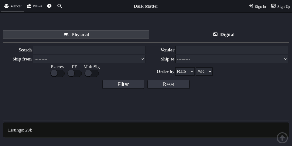 Darkmatter Homepage 1024x512